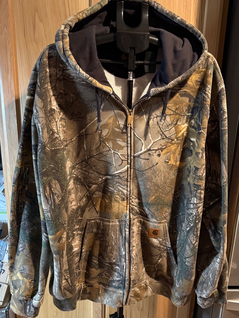 Carhartt Realtree Camo Full-Zip Hooded Jacket - Brown/Green